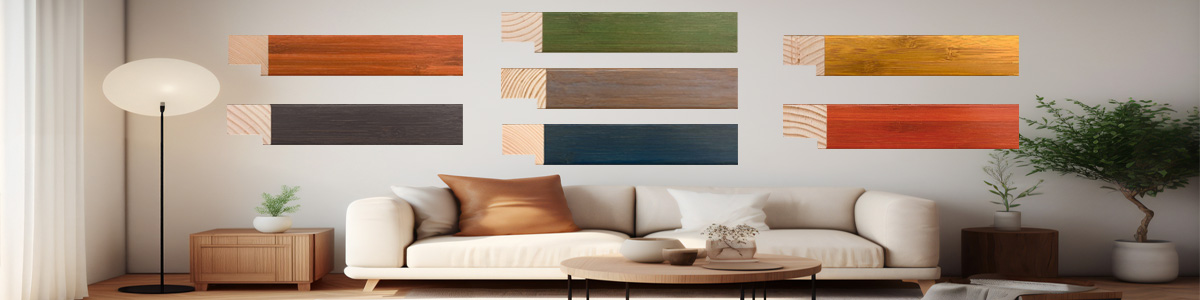 New Stained Bamboo Veneer Mouldings from Wessex Pictures